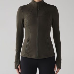 Lululemon Define Jacket in Dark Olive